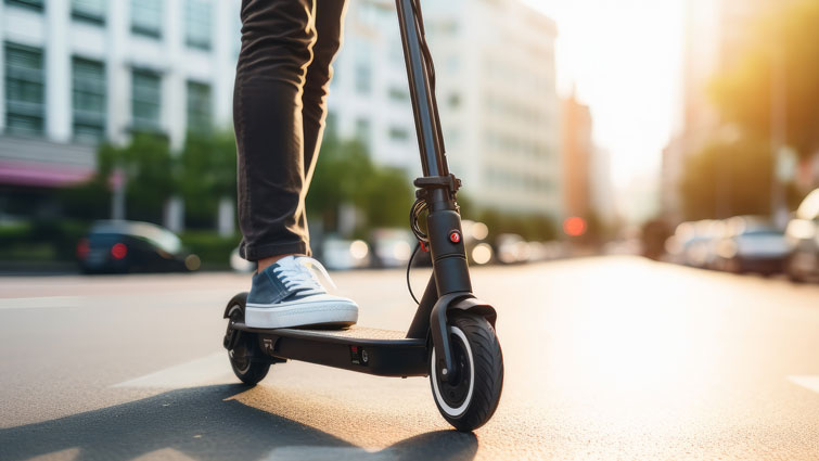This is a generic image of an e-scooter