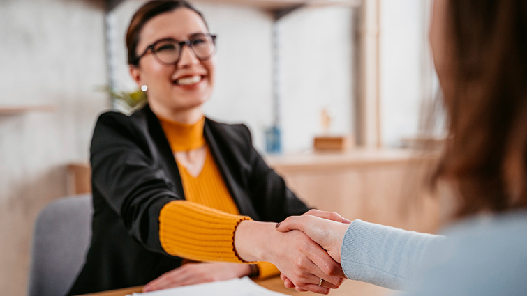 This is a generic image of two people shaking hands