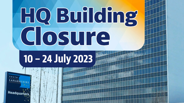 This image gives details of when SLC HQ will be closed and has a pic of the building in the background
