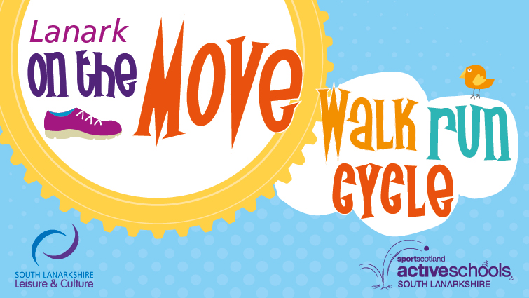 Graphic promoting the Lanark on the Move project.