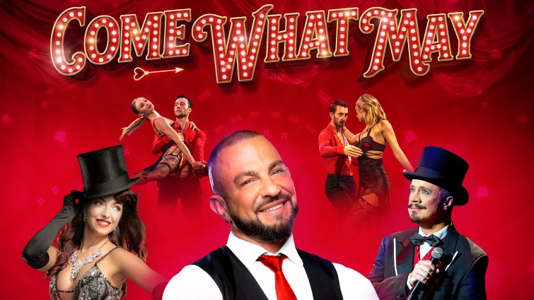 This image is to promote Come What May at Lanark Memorial Hall