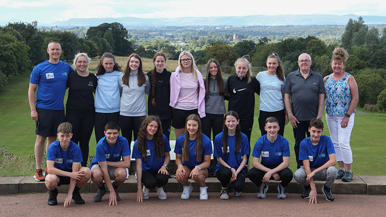 This image shows the ICG 2022 team ahead of the Games taking place in Coventry next week
