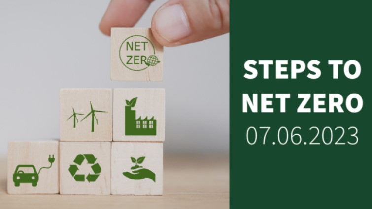 Steps to Net Zero poster