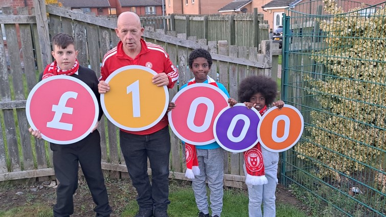 This image shows some of the young people to benefit from a PB exercise for the Hamilton area