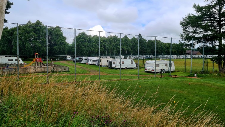 This image shows Biggar caravan park
