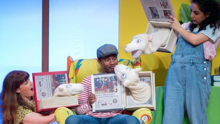 This is an image to promote the stage adaptation of Charlie Cook's favourite book at Lanark Memorial Hall