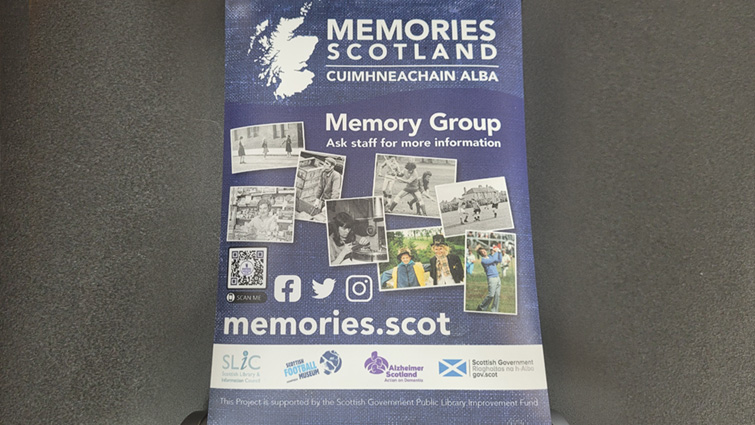 This image shows the banner for the Memories Scotland project launched today