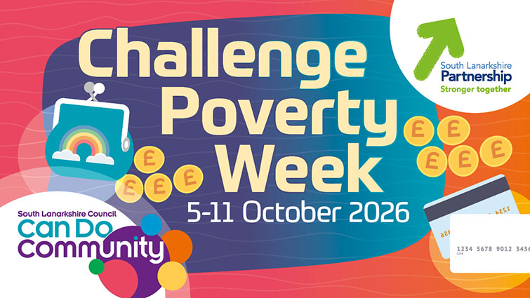 This is a graphic to highlight Challenge Poverty Week which takes place from 5 to 11 October 2026 with text including the dates