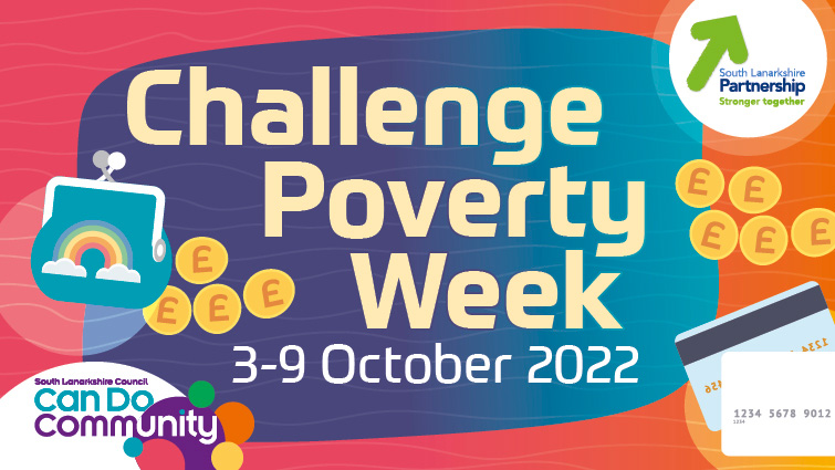 This graphic is to highlight Challenge Poverty Week 2022