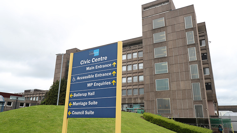 View of East Kilbride Civic Centre