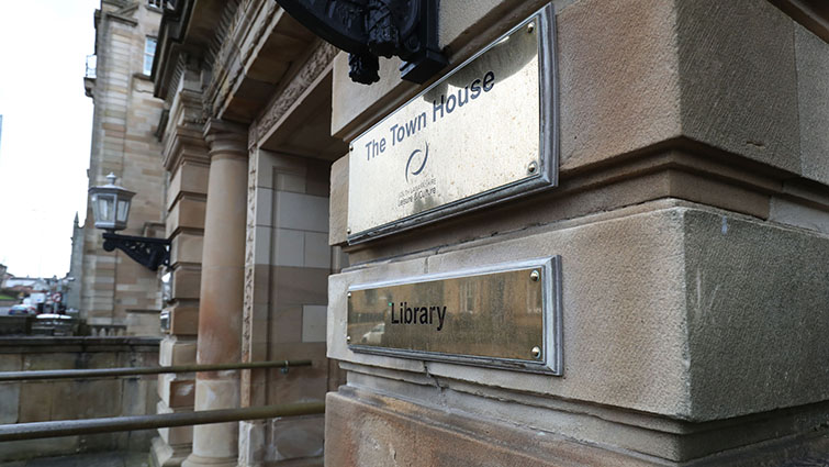 Libraries like this one in Hamilton are set to reopen on a phased basis starting on Monday.