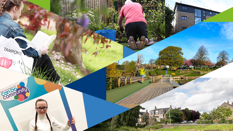 This image is a montage of different images all of which are under the Community Planning Partnership umbrella