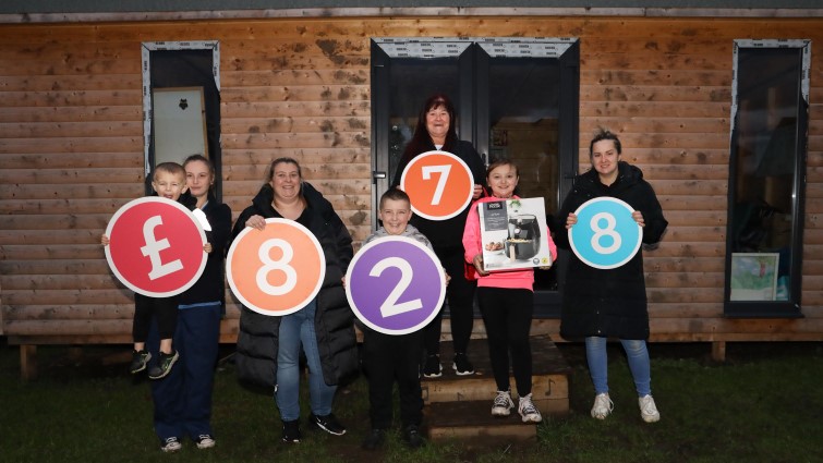 This image shows service users and volunteers of Burnhill Action Group 