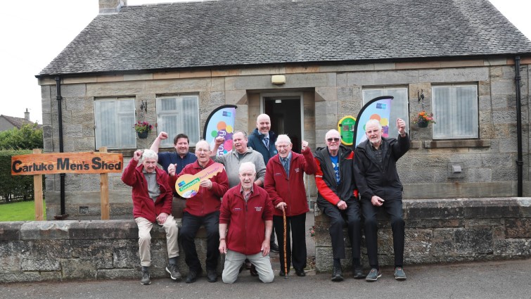 New home for Carluke Men’s Shed at the former cemetery keepers house on Kilmory Road