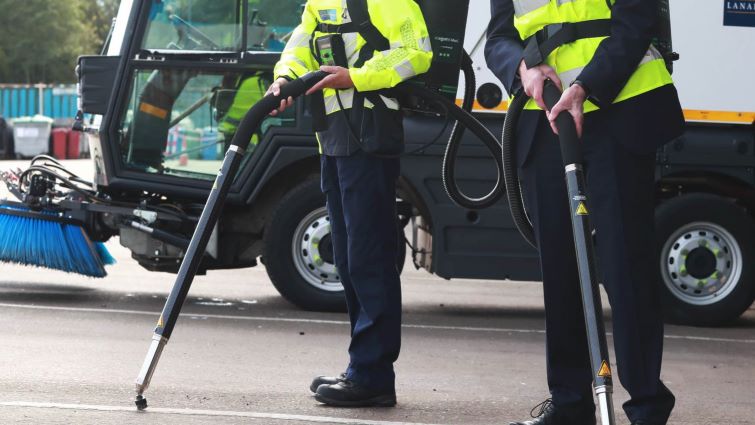 Chewing gum clean up helped by grant funding