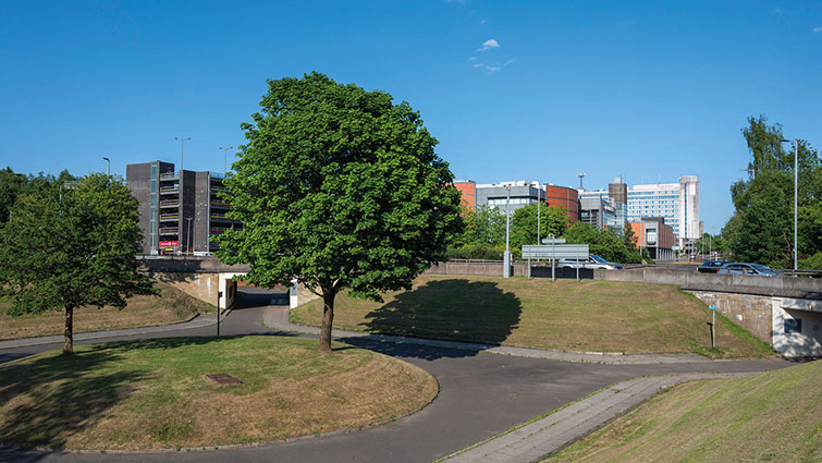 general view of East Kilbride town centre