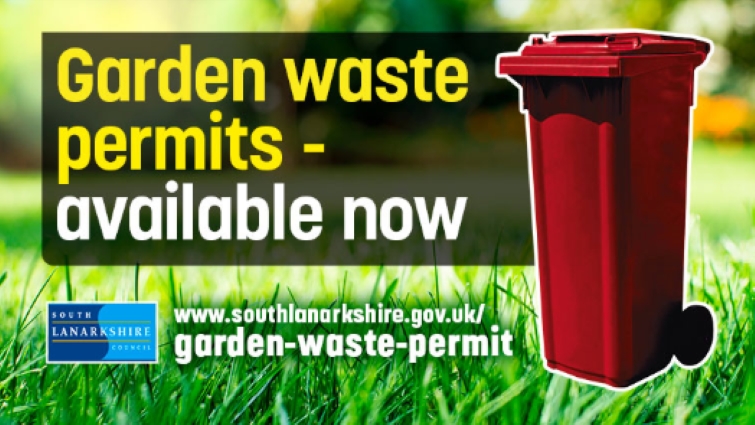 poster advertising garden waste permit now available 