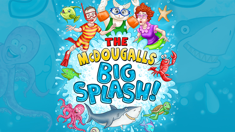 This image is to promote The McDougalls Big Splash show at EK Village Theatre next month 