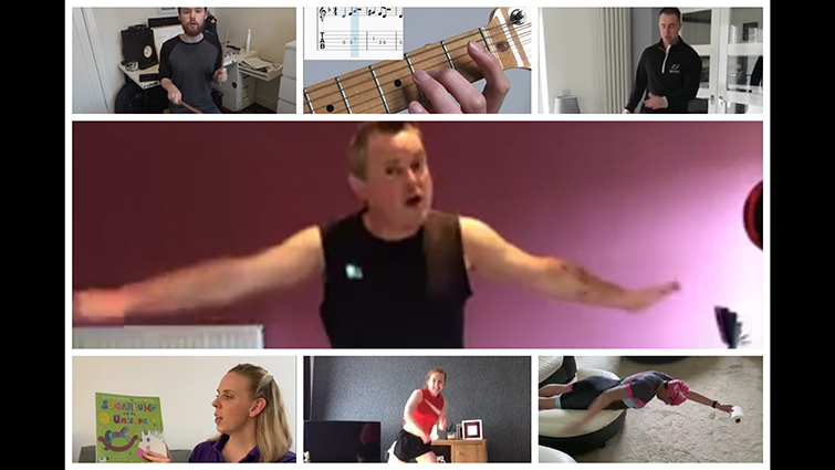 montage of SLLC online programmes