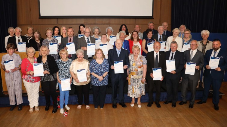 This image shows the recipients of the Provost Community Awards 2023