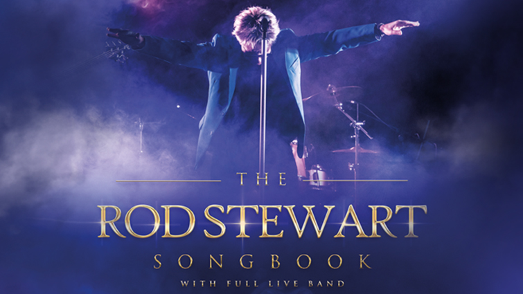 This image is to promote the Rod Stewart Songbook gig at Lanark Memorial Hall 