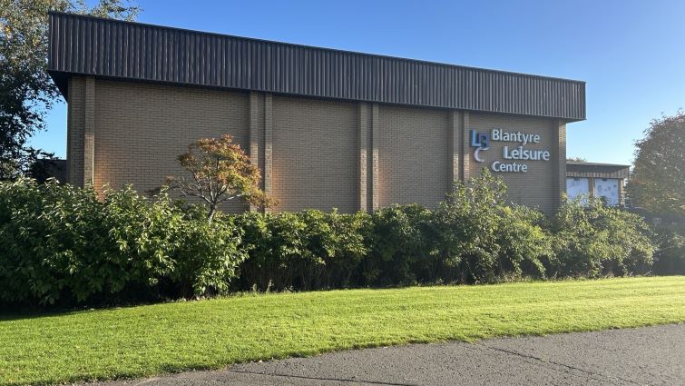 This is an exterior image of Blantyre Leisure Centre