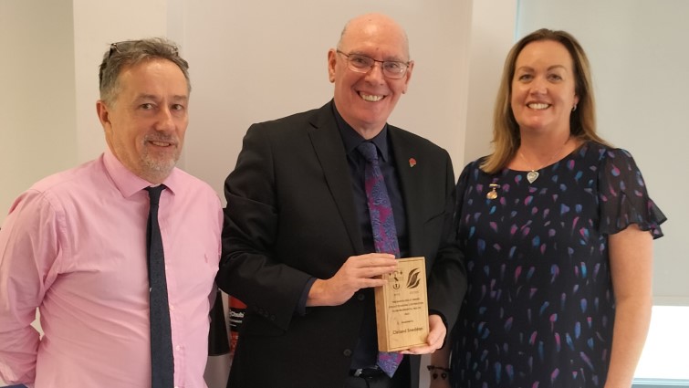 Chief exec wins top environmental health award