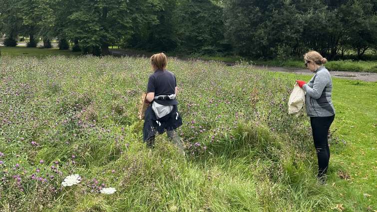 two people outside enjoying time in one of the local nature reserves