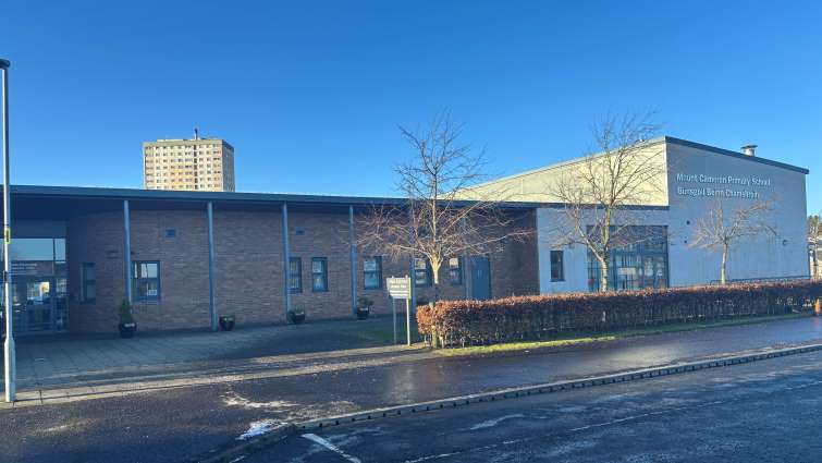 This photo shows the exterior of Mount Cameron primary school.