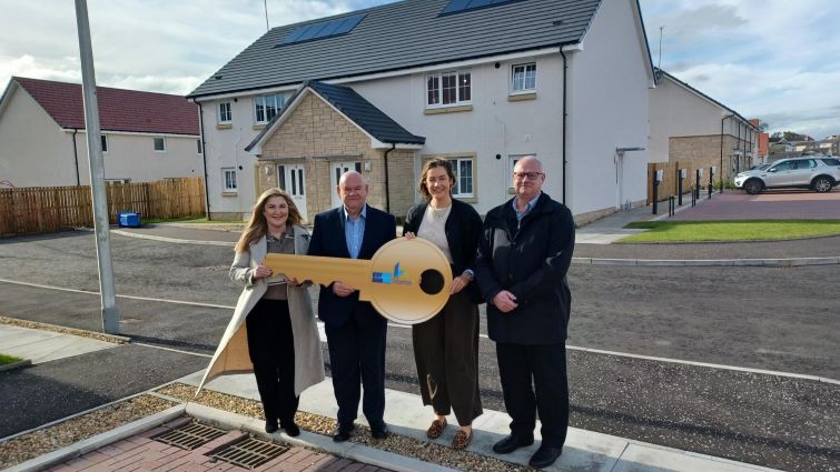new council homes at Landsdale in East Kilbride