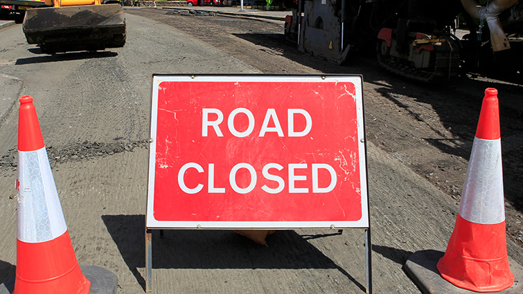 Emergency road closure in place  