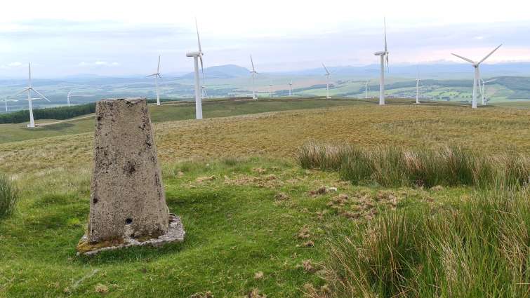 general view of a windfarm