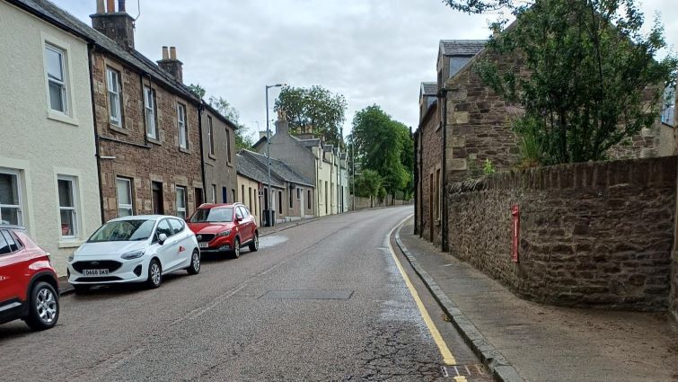 This is a general view image of Hyndford Road in Lanark