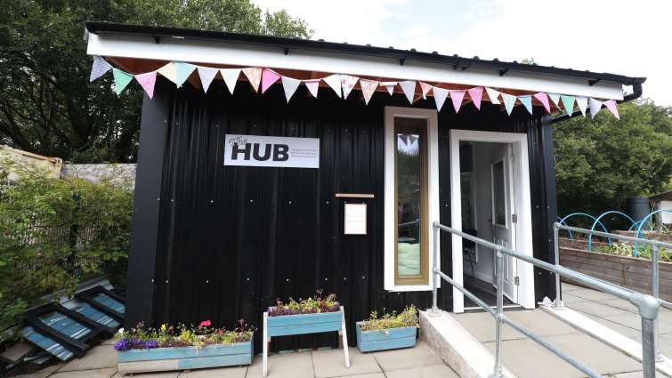 Fernbrae allotments new Hub building