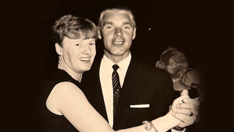 Gordon Cowan and his wife, Jean, in their younger days.