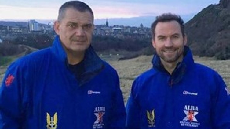 Calum Macleod and Colin Maclachlan, co-founders of the charity Who Dares Cares.